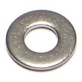 Midwest Fastener Flat Washer, Fits Bolt Size #8 , 18-8 Stainless Steel 100 PK 05321